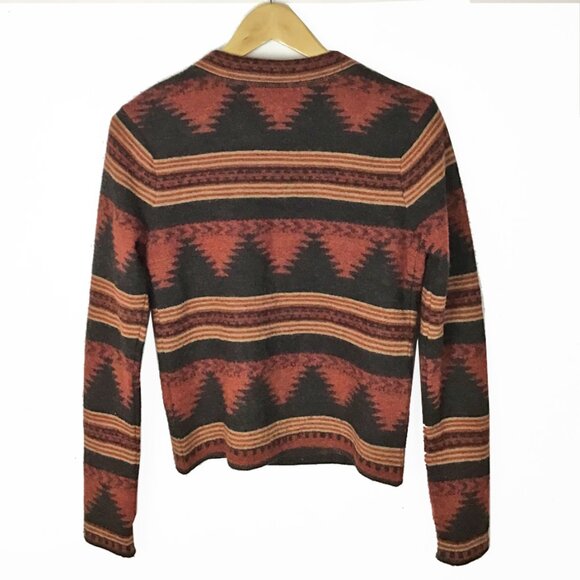 Peruvian Connection Left Bank Knit Sweater Jacket - Picture 6 of 11